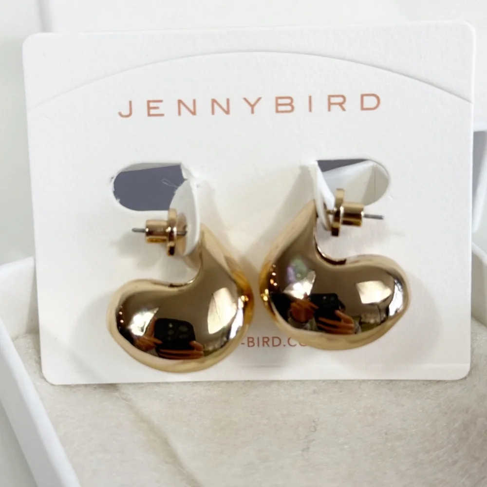 Jenny Bird Nouveaux Puff Earrings - Gold - Picture 5 of 9